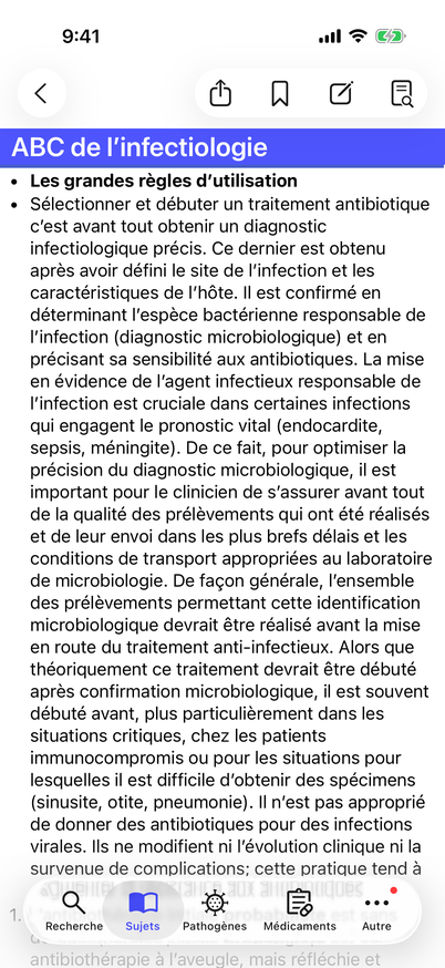 Toujours à jour screenshot on iPhone